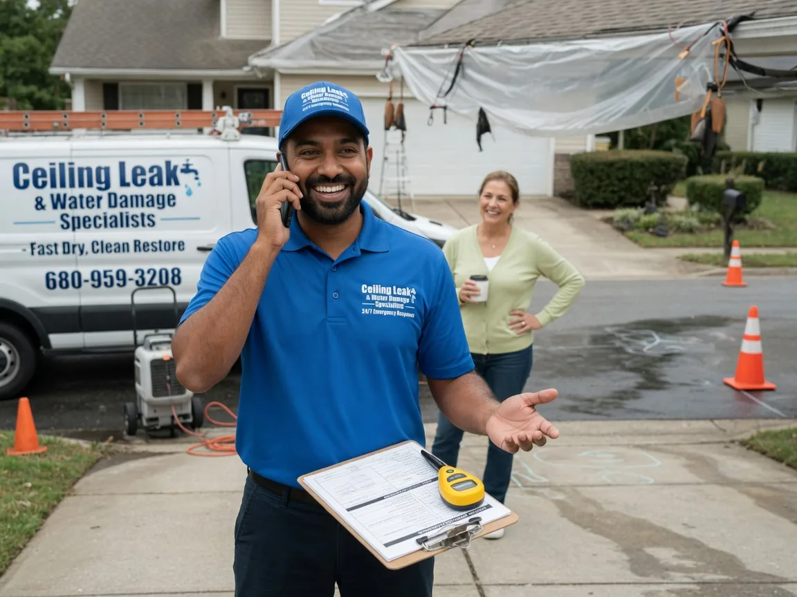 Ceiling Leak Cleanup Flagtown, NJ FAQs